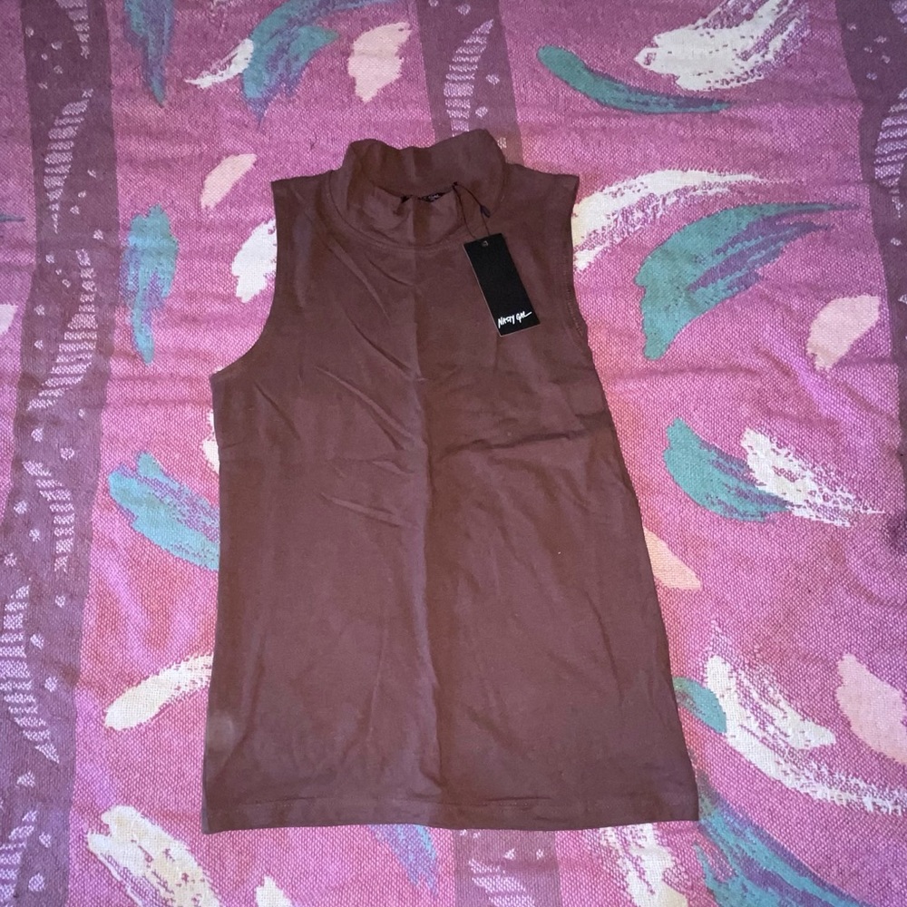 Mock neck top